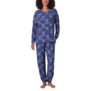 The Wizarding World Of Harry Potter Blue Hogwarts Two Piece PJ Jogger Set Sz.M